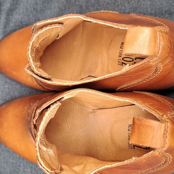 MIZ Mooz New York Jonnie ankle boots Brown Leather Women's size US7/ EU37 - Picture 14 of 14